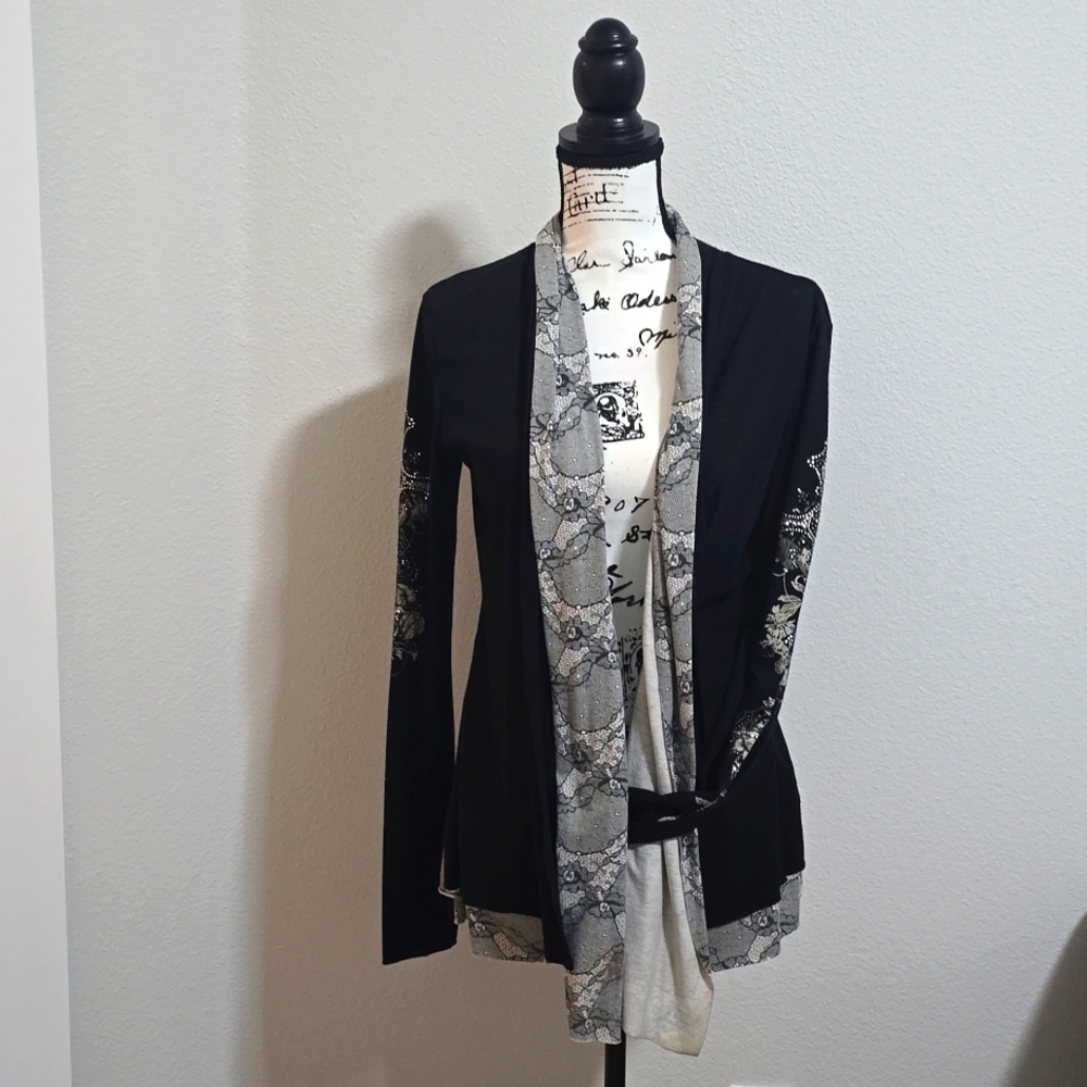 Miss Me Cardigan Cotton Embellished